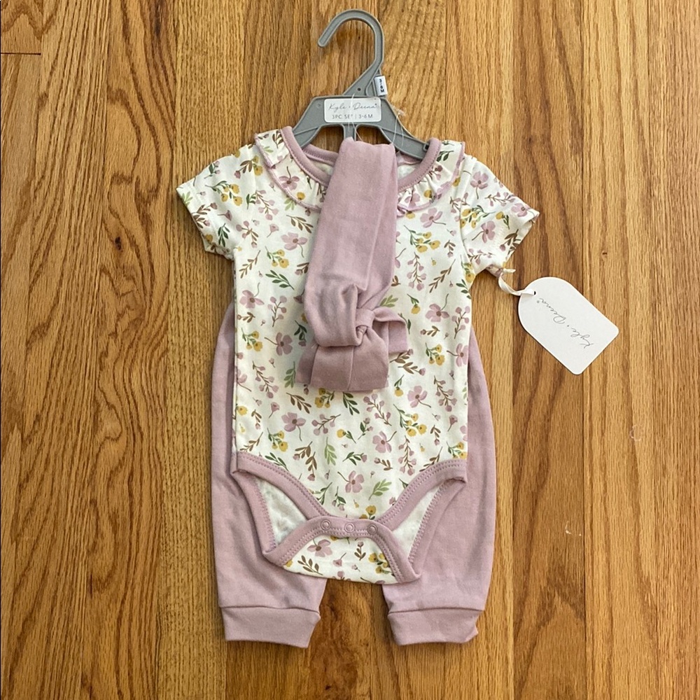 Kyle + Deena Floral Kids Matching Set - Pink